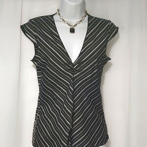Yonique Black & White Top 